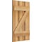 Ekena Millwork Spaced Board-n-Batten Shutters w/Z-Bar, Rough Sawn Western Red Cedar, 17 1/8W x 28H, PR RBS06Z17X028RWR - alternate 5